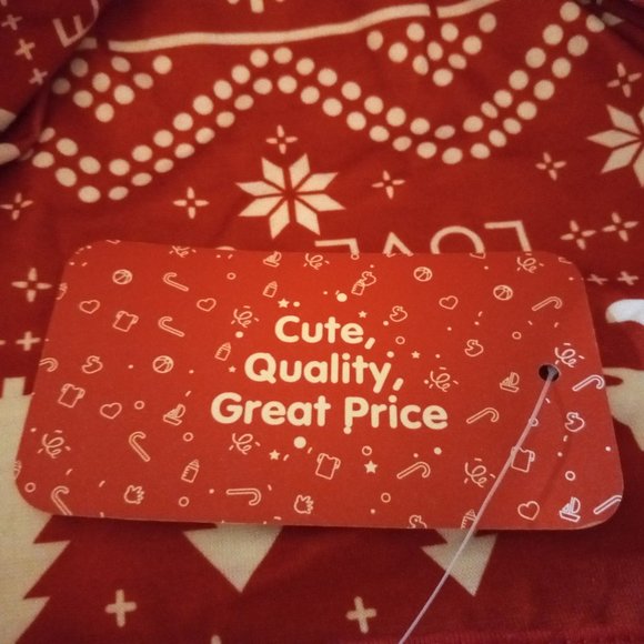 PatPat Men’s Pajama Set Size M Red Christmas 2 Piece Long Sleeve Sleepwear NEW - Picture 6 of 14